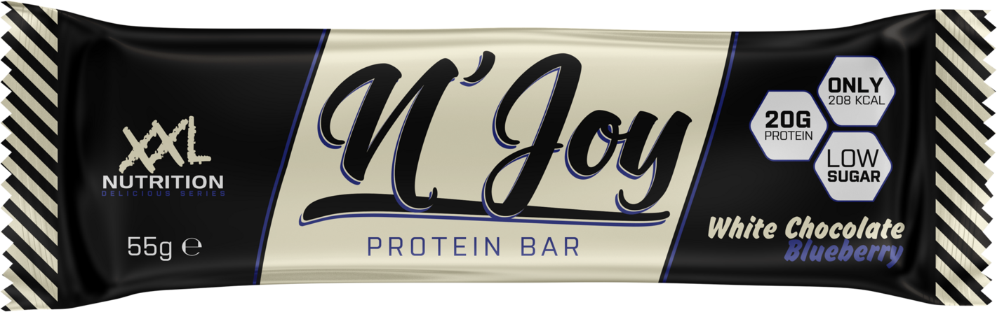 XXL Nutrition N'Joy Proteïne Bar Witte Chocolade & Bosbes 55GR
