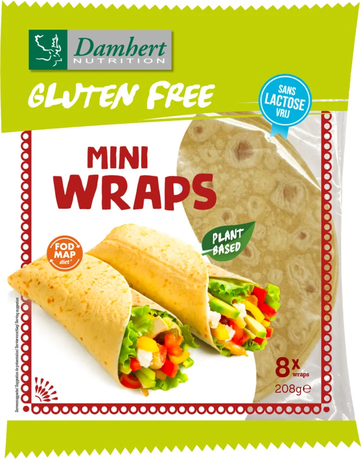 Damhert Mini Wraps Glutenvrij 8ST