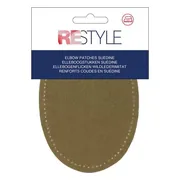 Restyle Elleboogstukken Suèdine 14 cm x 9,5 cm Opstrijkbaar 542
