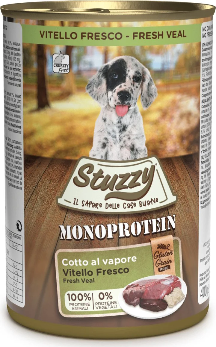 Stuzzy Hondenvoer MonoProtein Puppy Kalfsvlees 400 gr