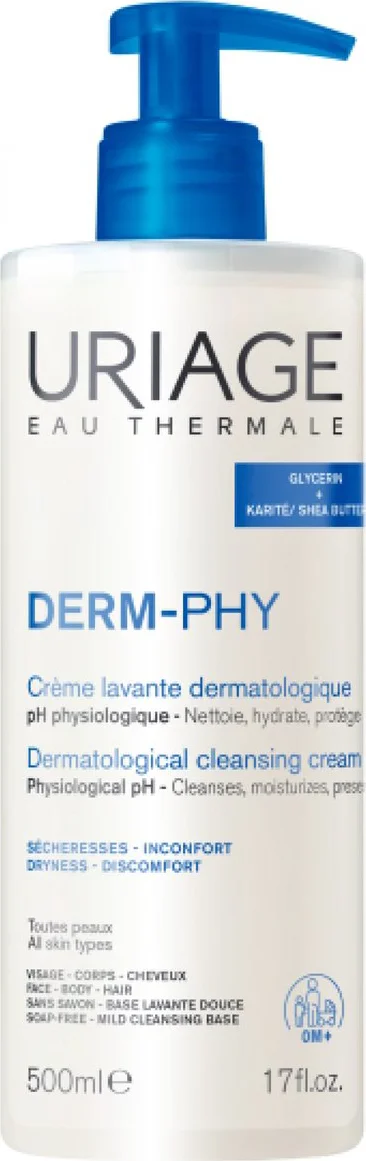 Uriage Derm-Phy Dermatological Cleansing Cream 500ML
