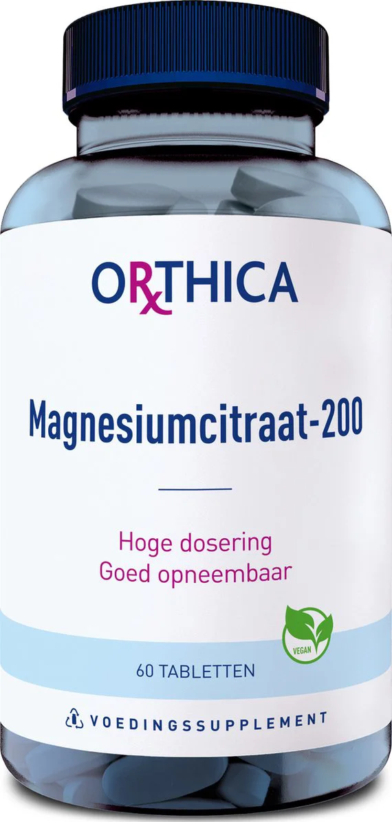 Orthica Magnesiumcitraat-200 Tabletten 60TB