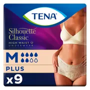 Tena Silhouette Classic High Waist Crème M Plus 9ST