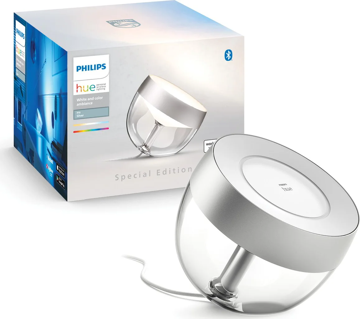 Philips Hue Iris White and Color Special Edition Zilver