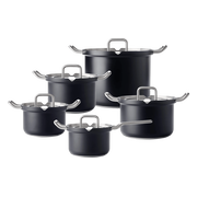 BK-Q-Linair Master Glas Black Pannenset 5-delig