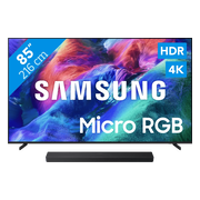 Samsung Micro RGB 85" R85H (2026) + Samsung HW-QS90H (2026)