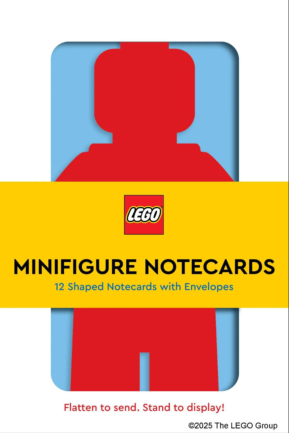 LEGO Minifiguurkaartjes: 12 voorgevormde kaarten met enveloppen