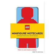 LEGO Minifiguurkaartjes: 12 voorgevormde kaarten met enveloppen