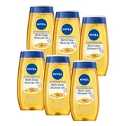 6x NIVEA Doucheolie Rich Caring 200 ml