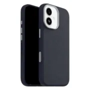 OtterBox Symmetry iPhone 17 Back Cover met MagSafe Magneet Leer Blauw