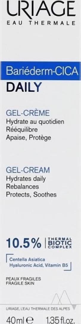 Uriage Cica Daily Gel Repairing Gel-Cream 40ML