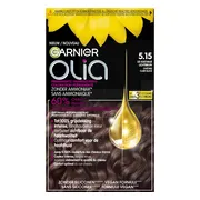 3x Garnier Olia Permanente Crèmekleuring 5.15 Kastanje Lichtbruin 1 set