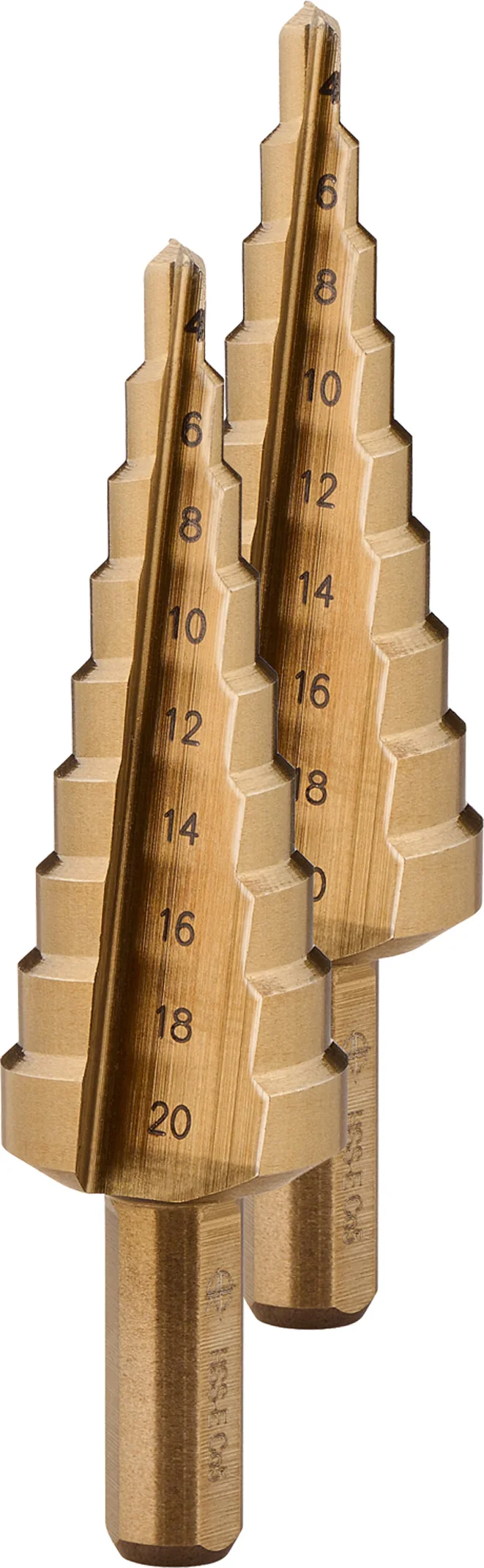 PARKSIDE PERFORMANCE Stappenboor of HSS-staalboor (Stappenboor 4-20 mm 2 stuks)