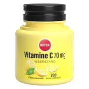 4x Roter Vitamine C 70 mg Citroen 200 kauwtabletten