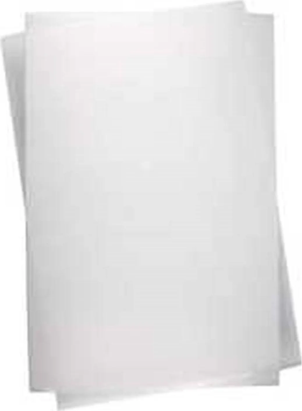 Creativ Company Krimpfolie Vel 20x30 cm Dikte 0.3 mm Glanzend Transparant 10 Vel per Verpakking