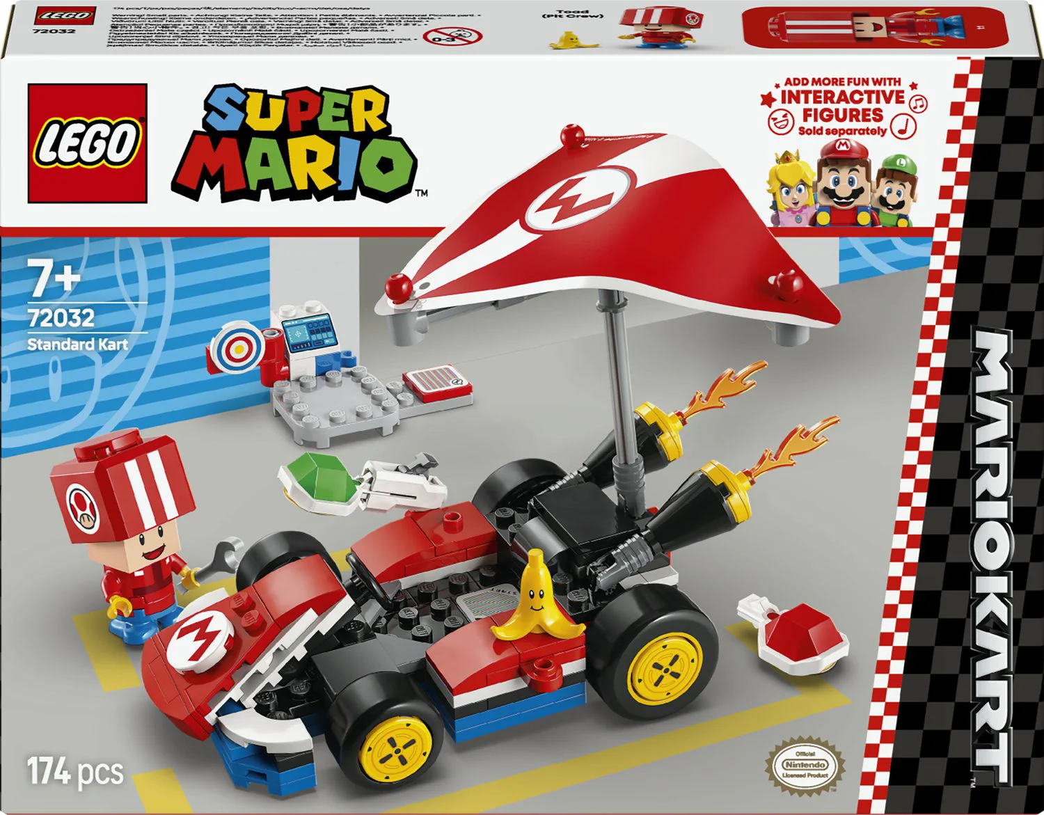 LEGO Super Mario Mario Kart - Standaardkart 72032
