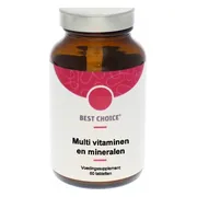 TS Choice Multi Vitaminen En Mineralen Tabletten 60TB