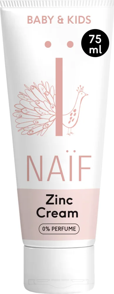 2x Naif Baby & Kids Parfumvrije Zinkcrème 75 ml