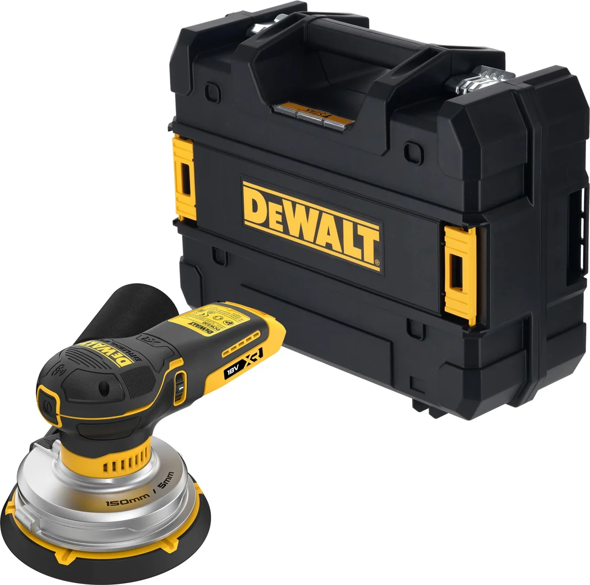 DeWALT DCW230NT Accu excenterschuurmachine 150 mm 18V XR in TSTAK