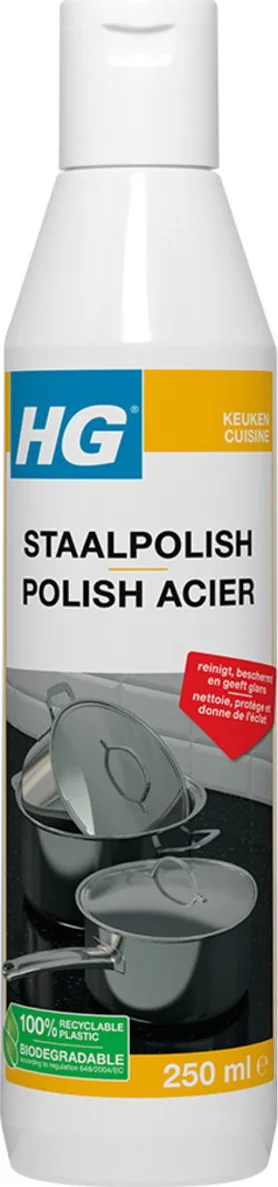 HG Keuken Staalpolish 250ML