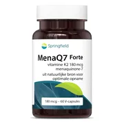 Springfield MenaQ7 Forte Vitamine K2 180mcg Capsules 60st 60CP