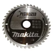 Makita B-33180 Cirkelzaagblad Hout (noest/spijker) | Embedded Tip | 190 x 30 mm | 40-tands