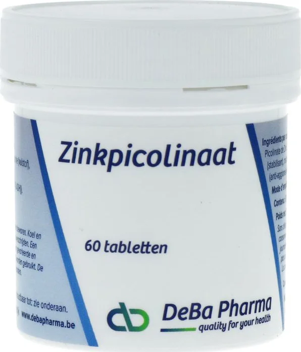 DeBa Pharma Zinkpicolinaat Tabletten 60TB