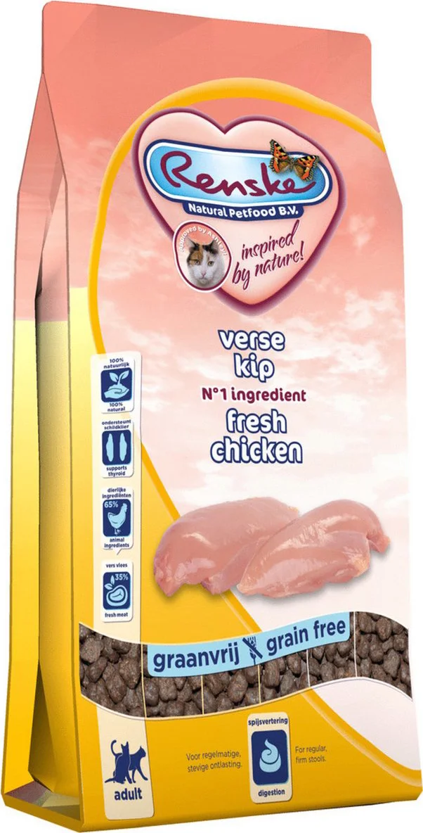 Renske Super Premium Adult Kattenvoer Kip 6 kg