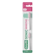3x GUM Opzetborstels Sonic Daily Sensitive 2 stuks