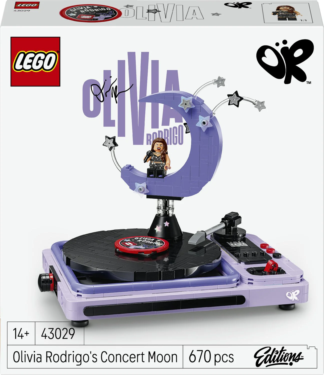 LEGO Editions Olivia Rodrigo's concertmaan 43029