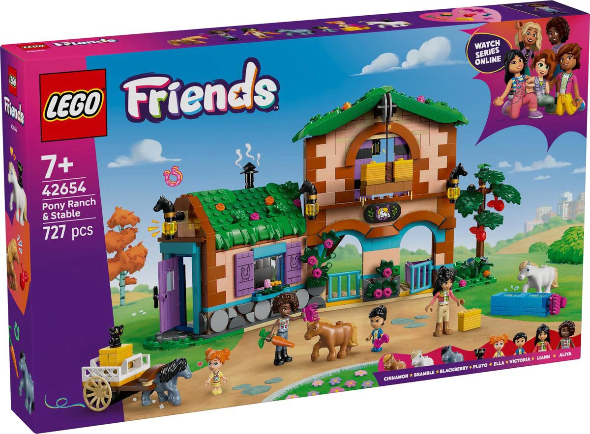LEGO Friends Ponyboerderij en Stal 42654