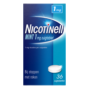 Nicotinell Zuigtablet Mint 1 mg - voor stoppen met roken 36ST