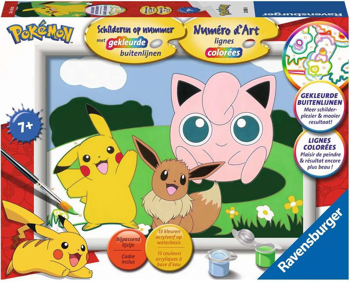 Ravensburger Schilderen op nummer Pokémon