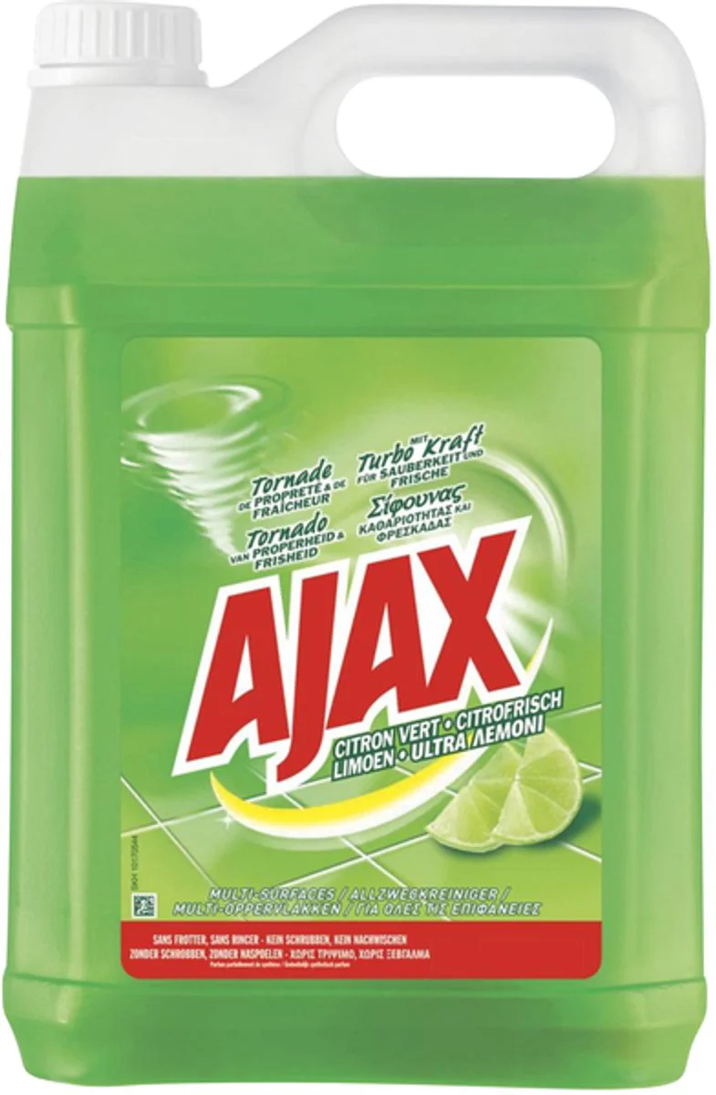 2x Ajax Allesreiniger Limoen 5 liter