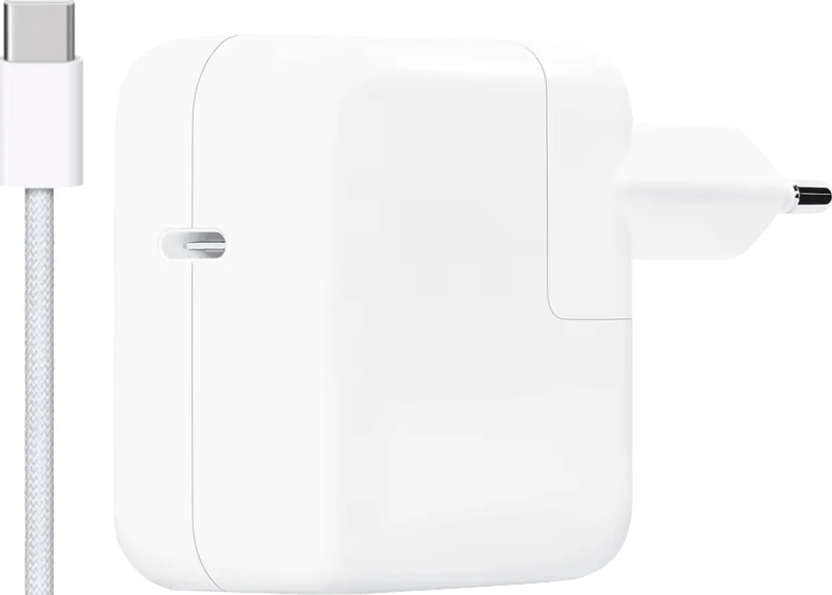 Apple Power Delivery Oplader 30W + Usb C naar Usb C Kabel 1m