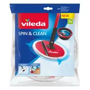2x Vileda Spin & Clean - Vervanging Wit en Rood