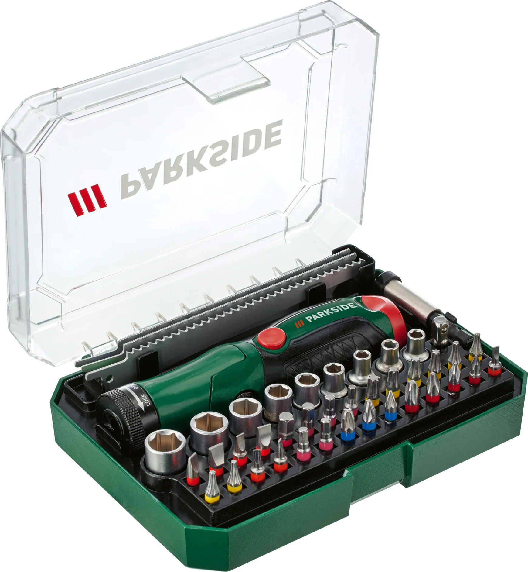 PARKSIDE 5-in-1 bit- en schroevendraaierset, 43-delig