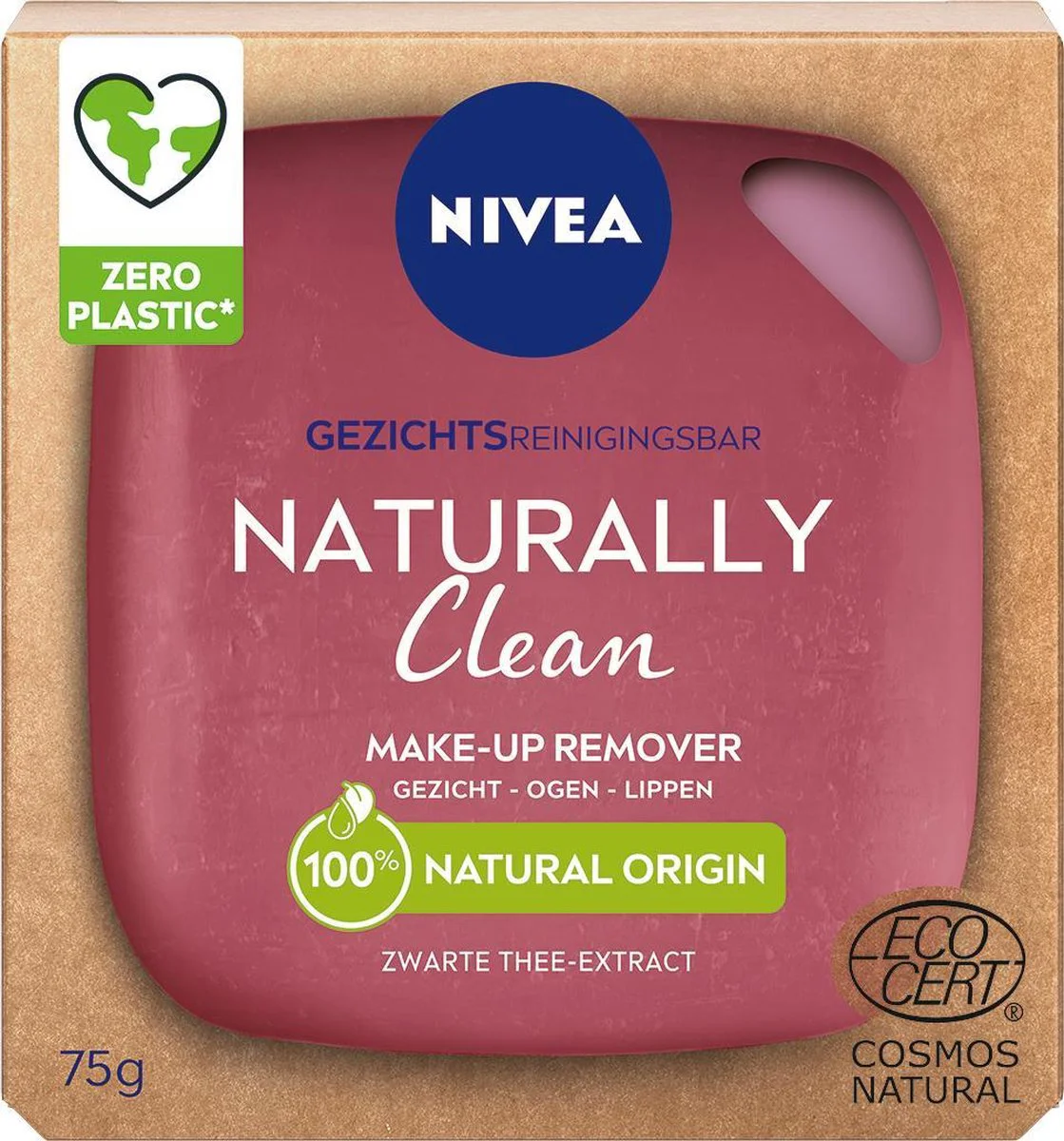 Nivea Naturally Clean Make-Up Remover Reinigingsbar 75GR