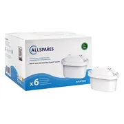 AllSpares Waterfilter (6x) voor Waterkannen 100486 - 101929 - 10222144 geschikt voor Brita Maxtra, Maxtra+ en Bosch Tassimo