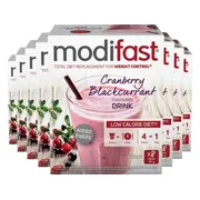 8x Modifast Weight Control Milkshake Cranberry 8 x 55 gr