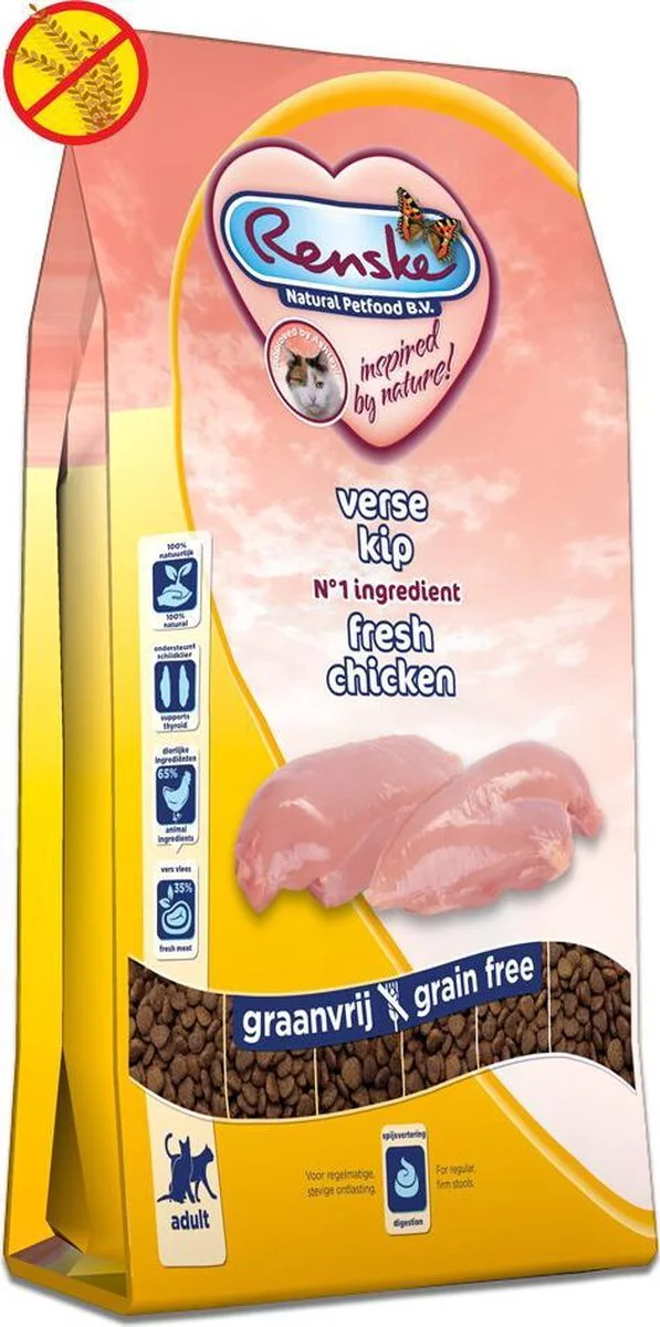 Renske Super Premium Adult Kattenvoer Kip 1,5 kg