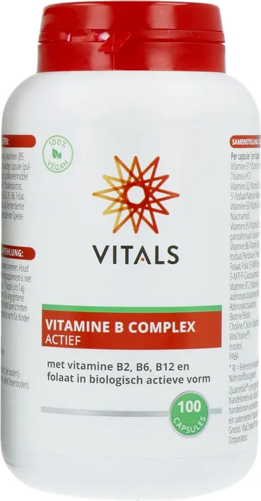 Vitals Vitamine B Complex Actief Capsules 100CP