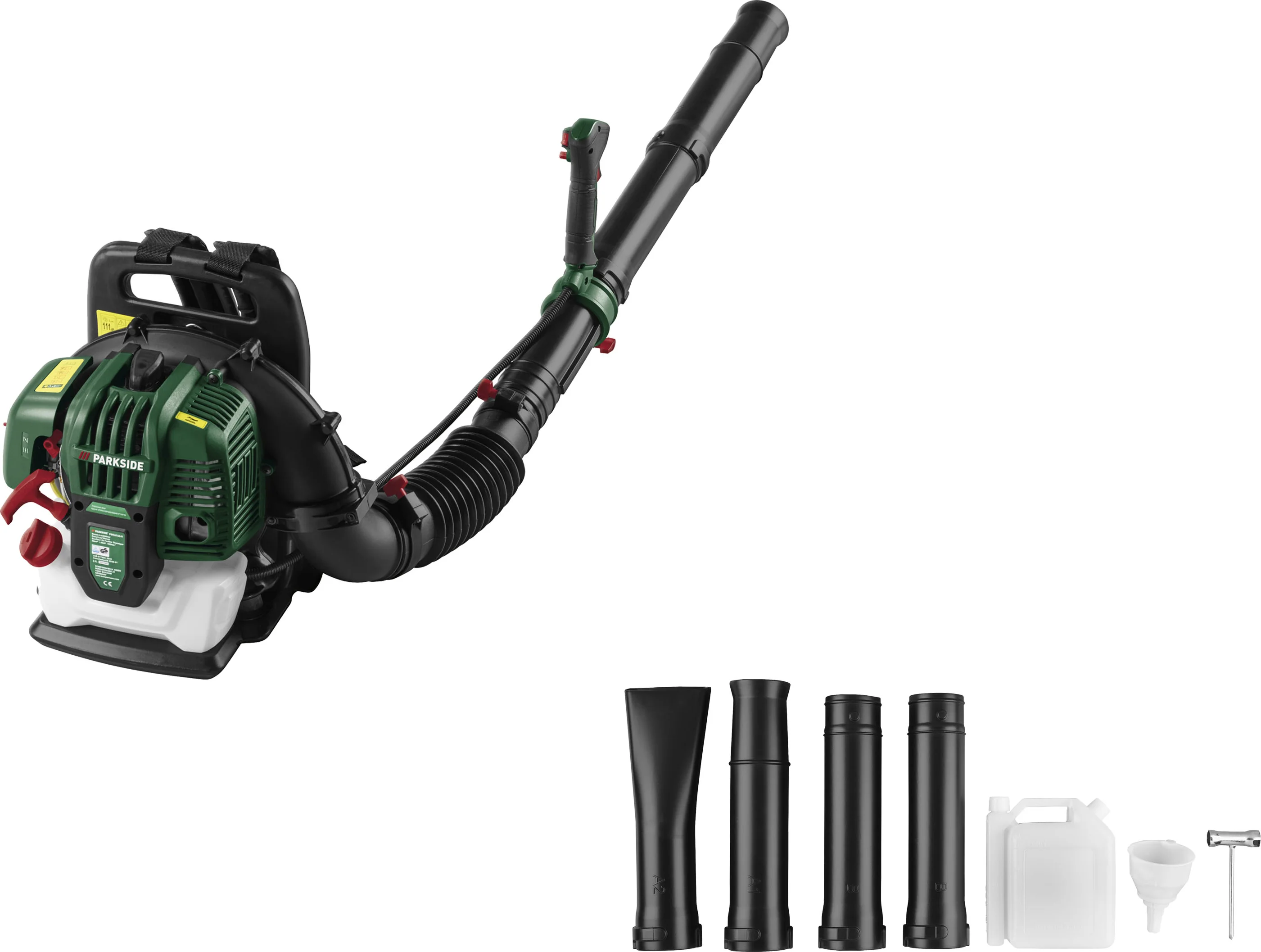 PARKSIDE Benzine bladblazer 1600 W, 290 km/u, 2-takt