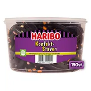 Haribo Konfektstafen - drop met vulling - 150 stuks silo