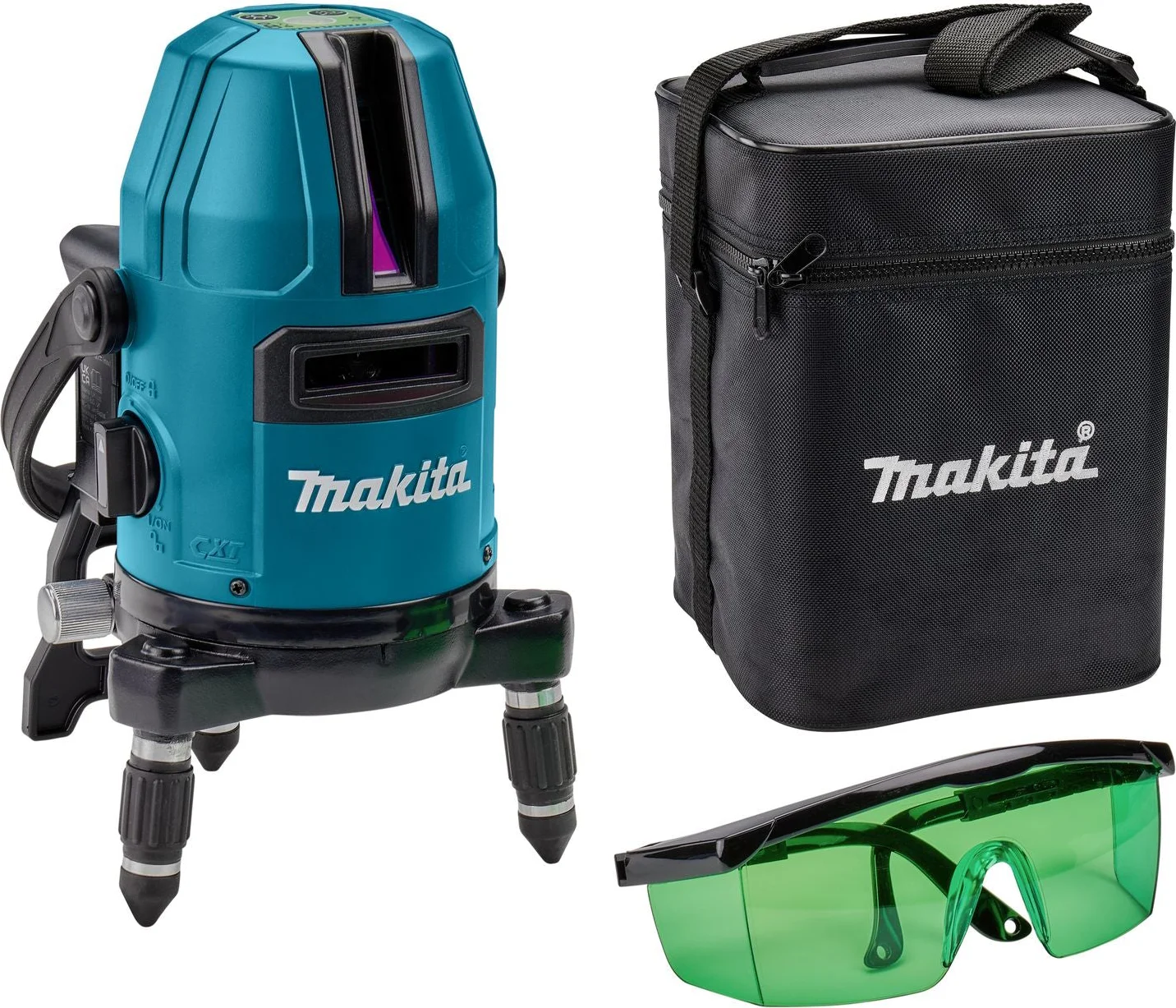 Makita SK10GDZ Accu Kruislijnlaser Groen 12V Max Basic Body met Tas