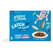 4x Edgard & Cooper Kat Adult Saus Pouch Catch MP 12x85 gr