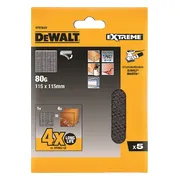 DeWALT DTM3022 Mesh Schuurgaas Vierkant 115x115mm K80 VE=5