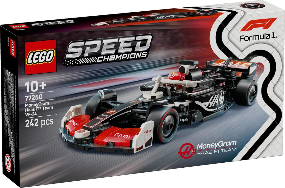 LEGO Speed Champions MoneyGram Haas F1 Team VF-24 racewagen 77250