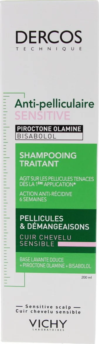 Vichy Dercos Anti-Dandruff Itchy Scalp Dermatological Shampoo 200ML