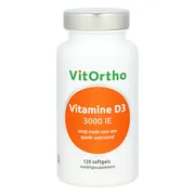 VitOrtho Vitamine D3 3000 IE Softgels 120st